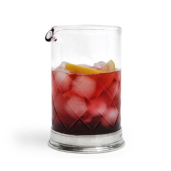 Cosi Tabellini Sirmione Pewter and Crystal Cocktail Mixing Glass 70cl ...