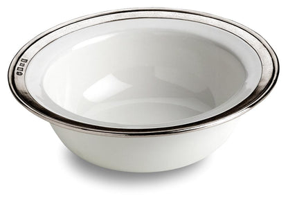 Cosi Tabellini Italian Pewter Convivio Cereal Bowl 20cm set of 2