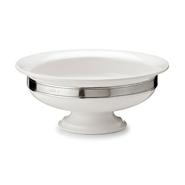 Cosi Tabellini Italian Pewter Convivio Footed Bowl 38cm