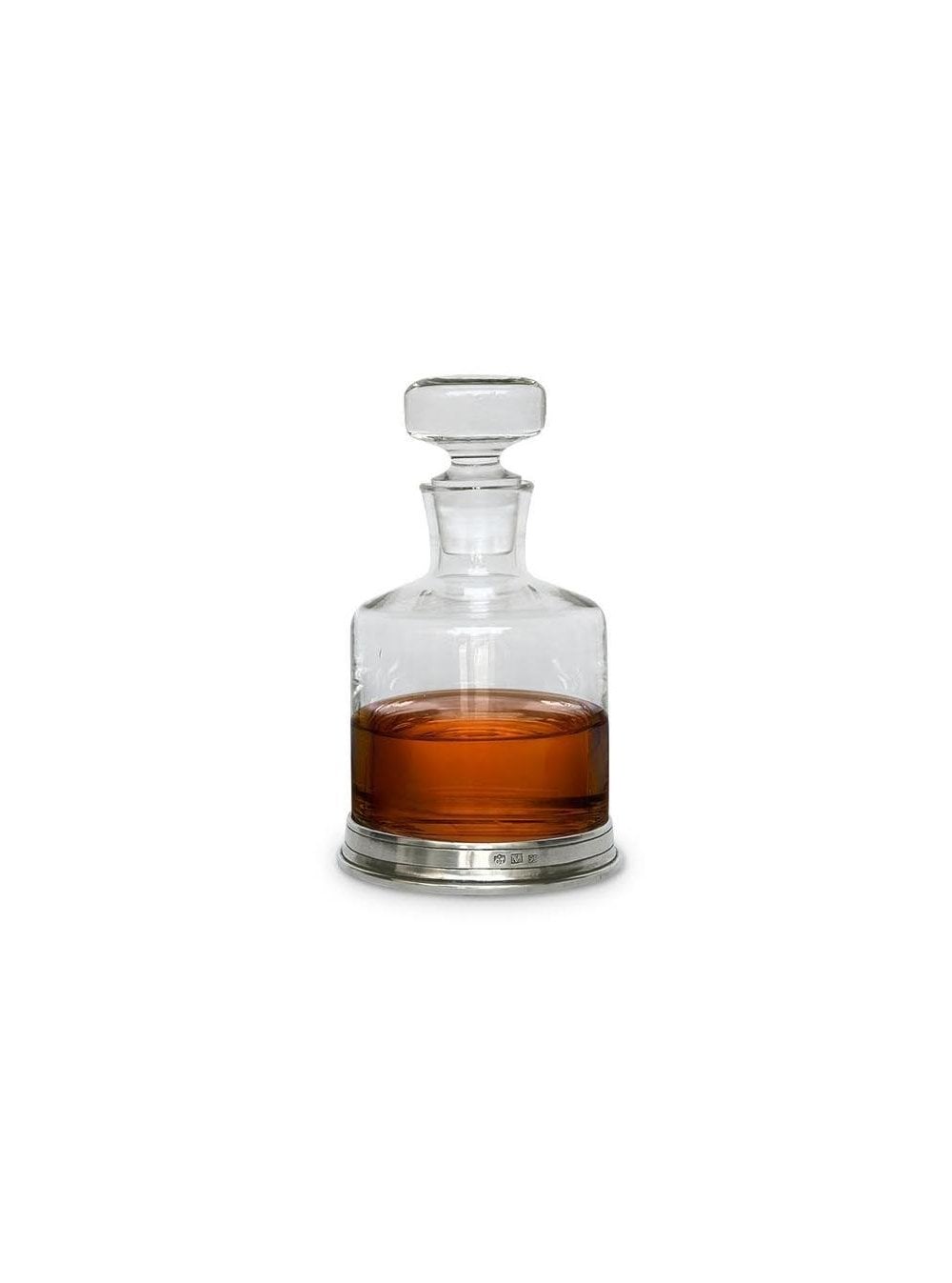 Cosi Tabellini Italian Pewter and Crystal Sirmione Whisky Decanter