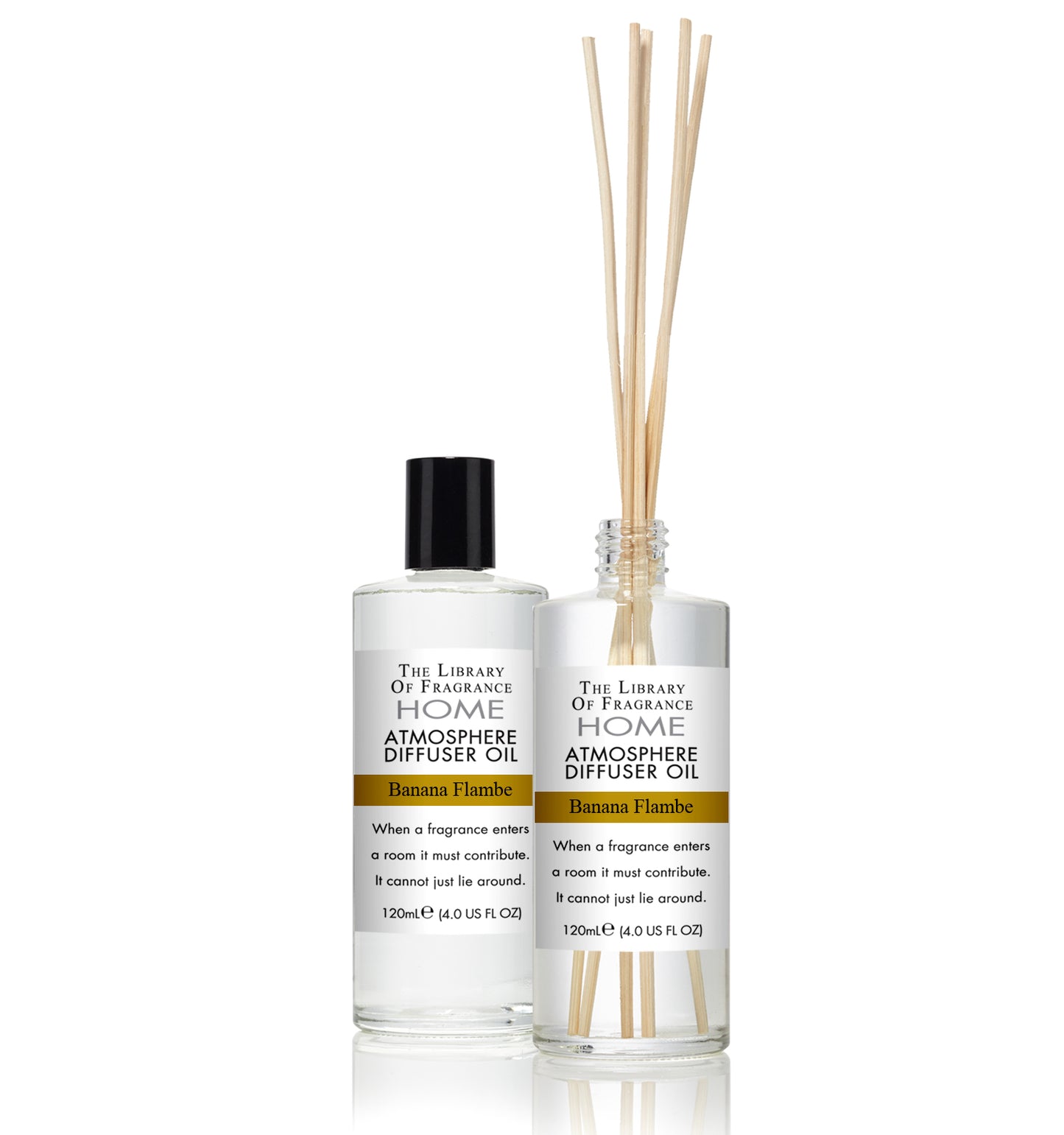 The Library Of Fragrance Banana Flambee Diffuser Oil 120ml AKA Demeter Fragrance 120 ml