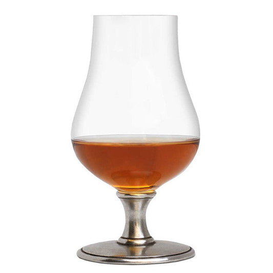 Cosi Tabellini Italian Pewter 1 Abbazia Whisky Nosing Glass 22cl.