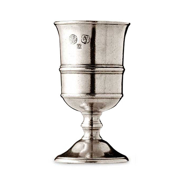 Cosi Tabellini Arno Goblet 12.5cl Handcrafted in Italy Pewter