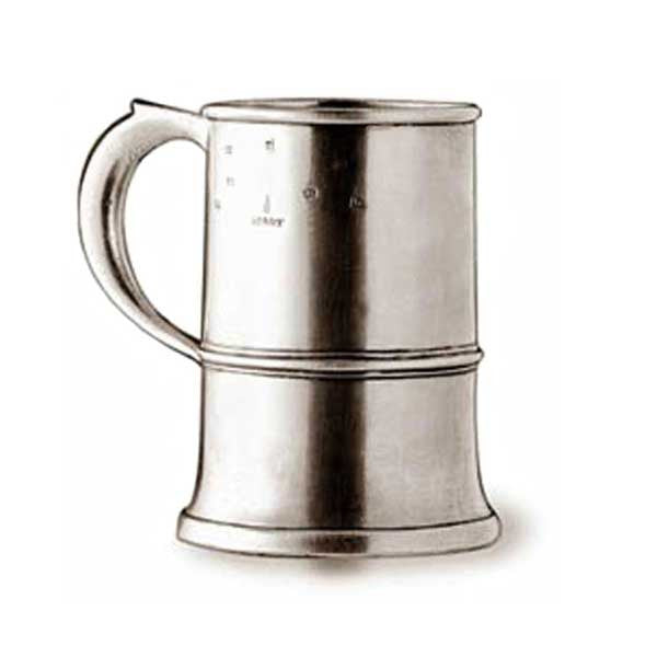 Cosi Tabellini Normandia Tankard 1/2 pint Handcrafted in Italy Pewter