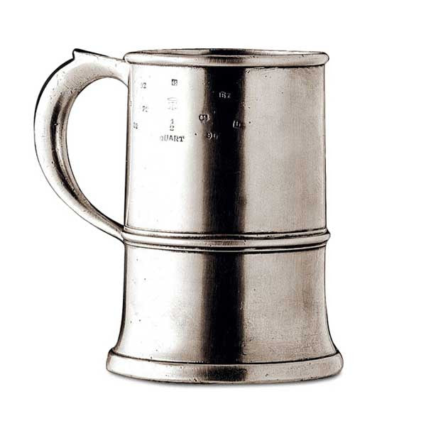 Cosi Tabellini Normandia Tankard 1 pint Handcrafted in Italy Pewter